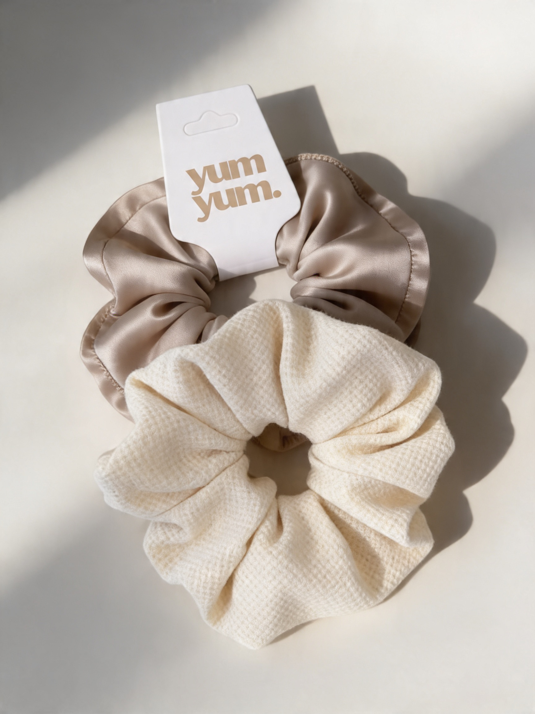 Waffle & Silk Scrunchies