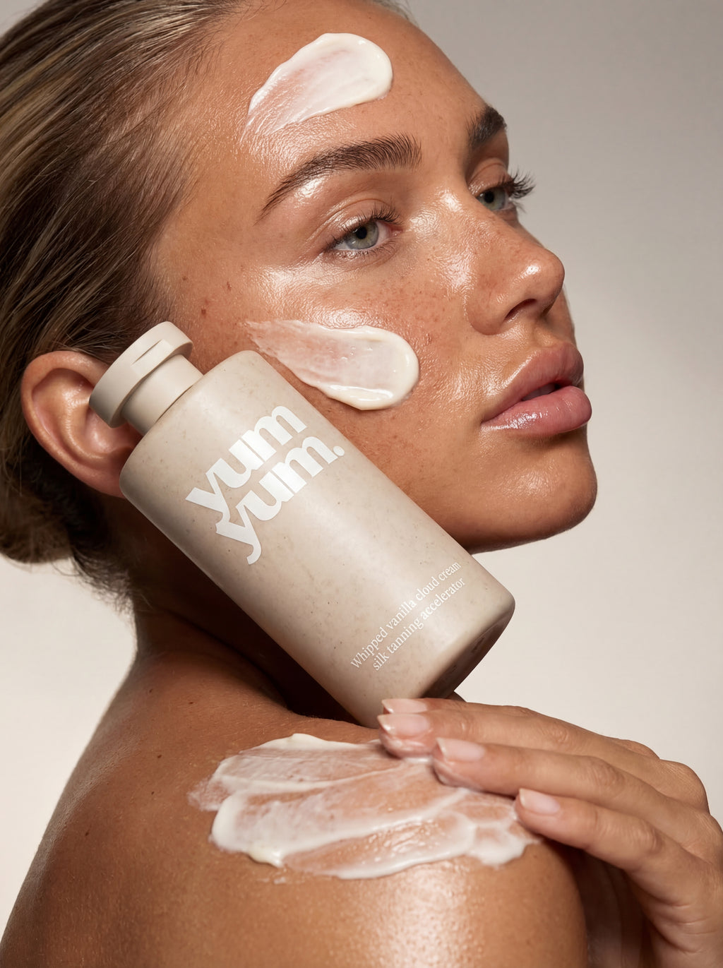 Whipped vanilla cloud cream GHK-cu powered tripeptide silk tanning accelerator *COMING SOON*